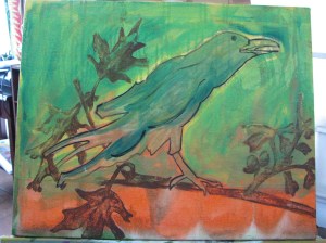 Raven Appears Like a Shadow