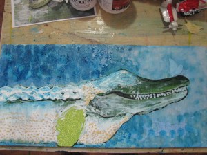 Alligator Bliss in progress