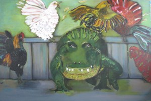 Gator in the Hen House, still in progress