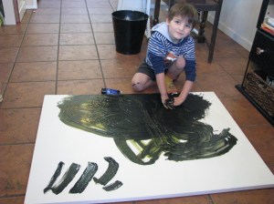 Beginning of pet portrait