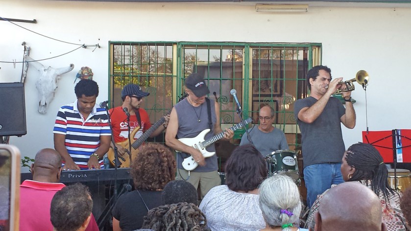 Pablo Menendez and his band