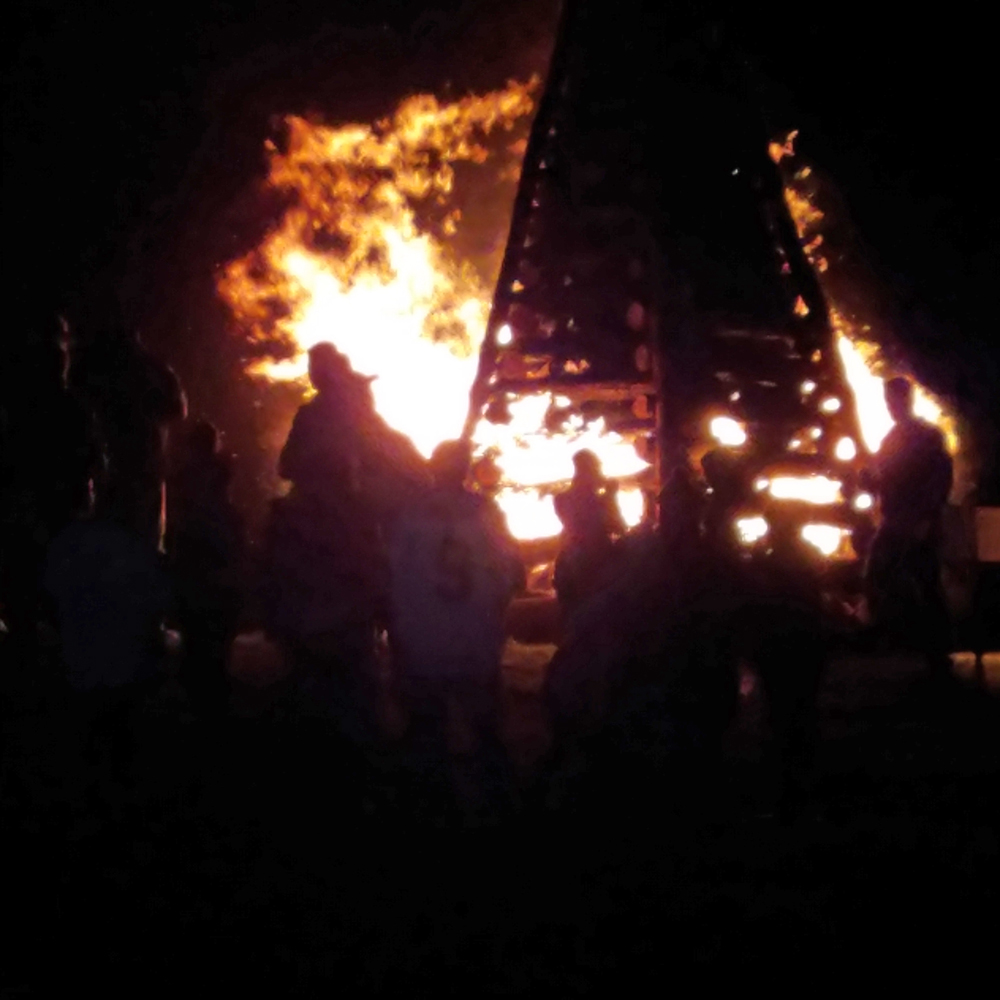 Bon Fire Close-Up