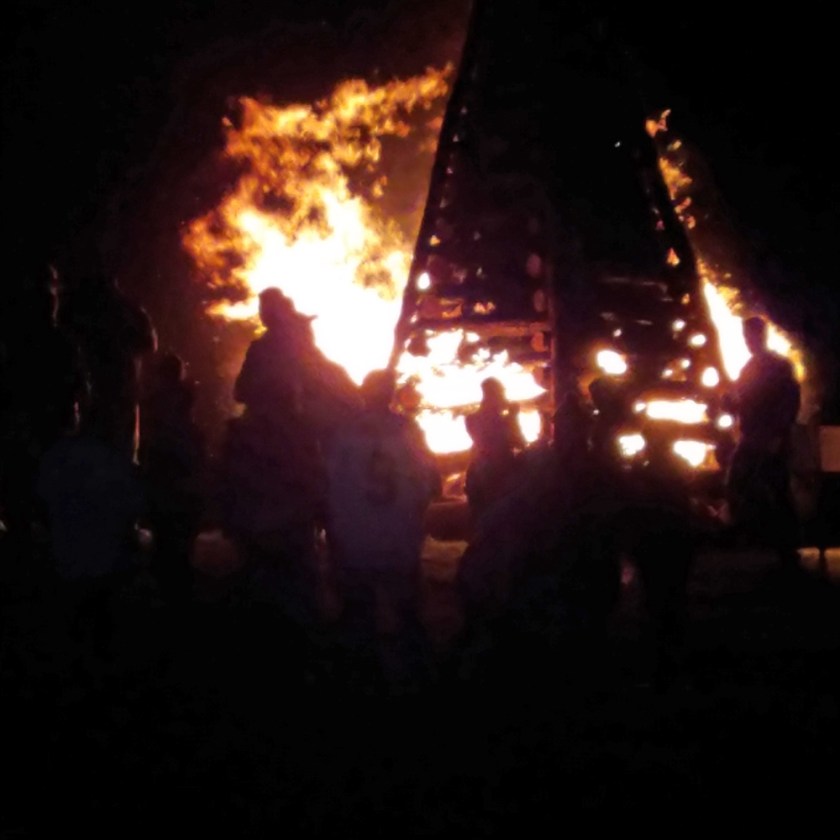 Bon Fire Close-Up